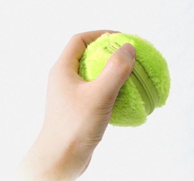 Electric Automatic Plush Pet Ball | Self-Rolling Interactive Toy for Cats & Dogs