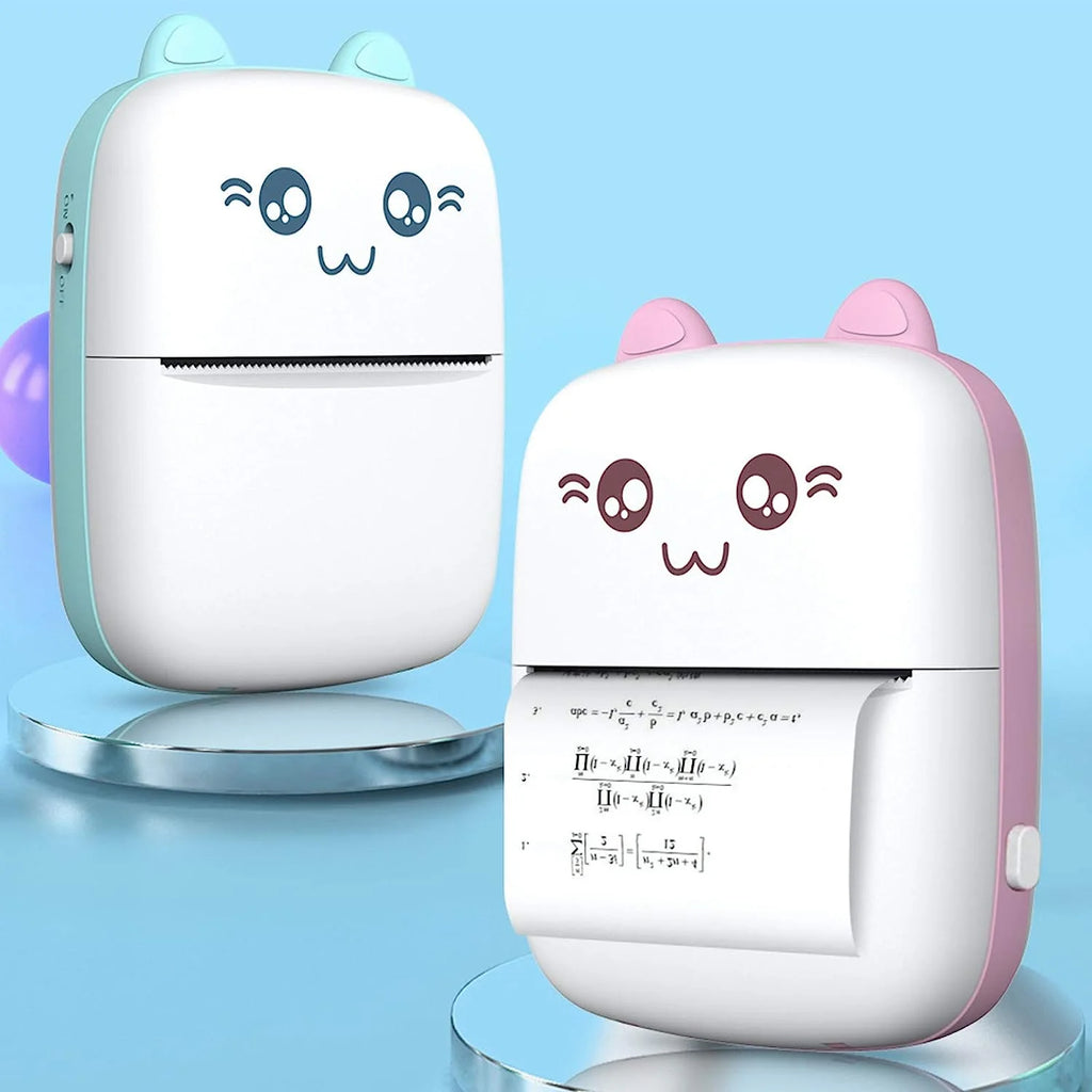Portable Mini Pocket Thermal Printer | Wireless BT 4.0, Ink-Free, 200 DPI & 1000mAh Battery