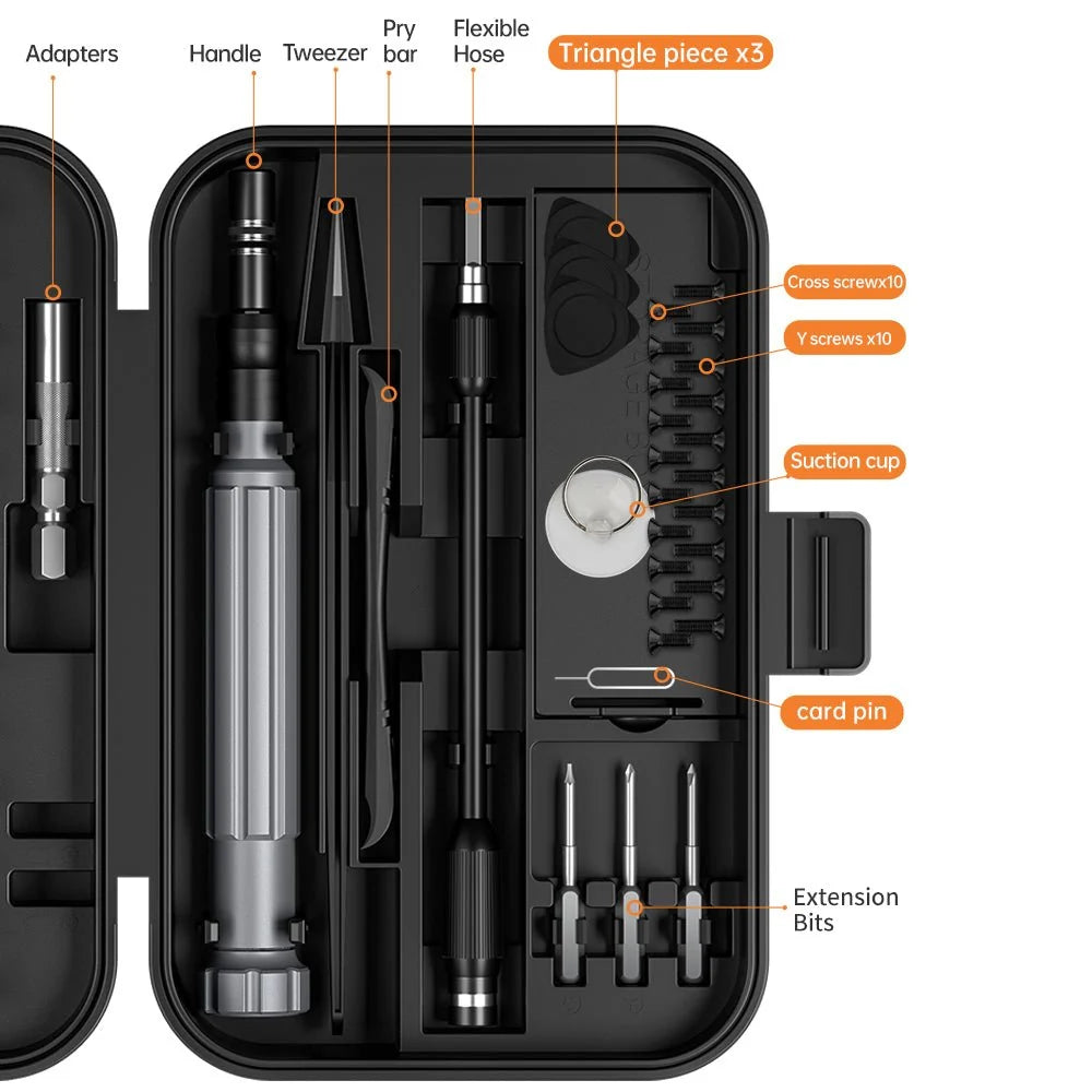 150-in-1 Precision Screwdriver Set | Magnetic Bits, Extension Rod & Portable Case for Electronics Repair
