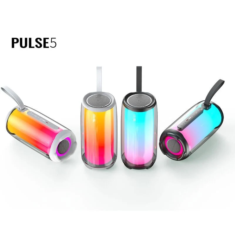 Pulse 5 Wireless Speaker | RGB Lighting, IPX7 Waterproof, 12H Battery & 100W Output