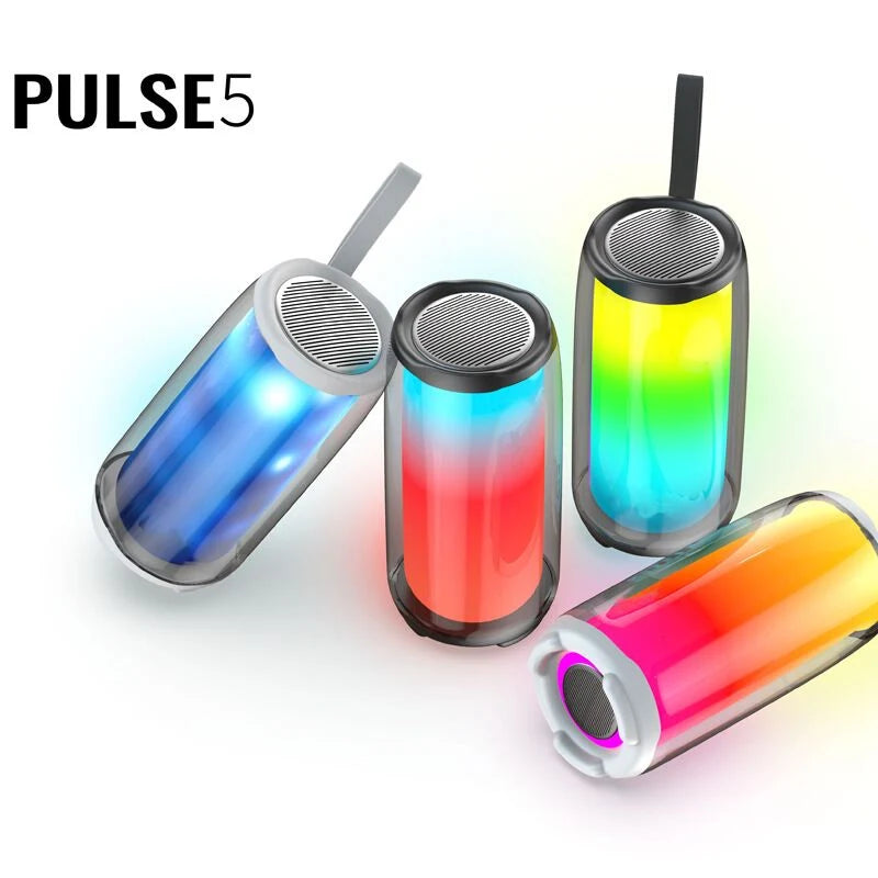 Pulse 5 Wireless Speaker | RGB Lighting, IPX7 Waterproof, 12H Battery & 100W Output