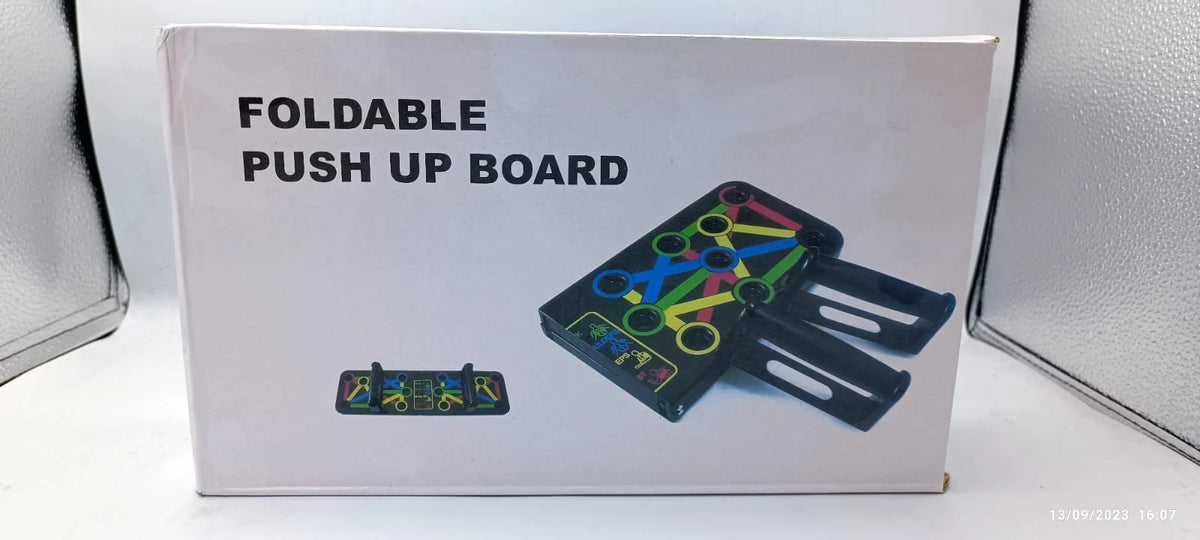 Colour-Coded Push-Up Board | Non-Slip Foldable Fitness System with Ergonomic Grips