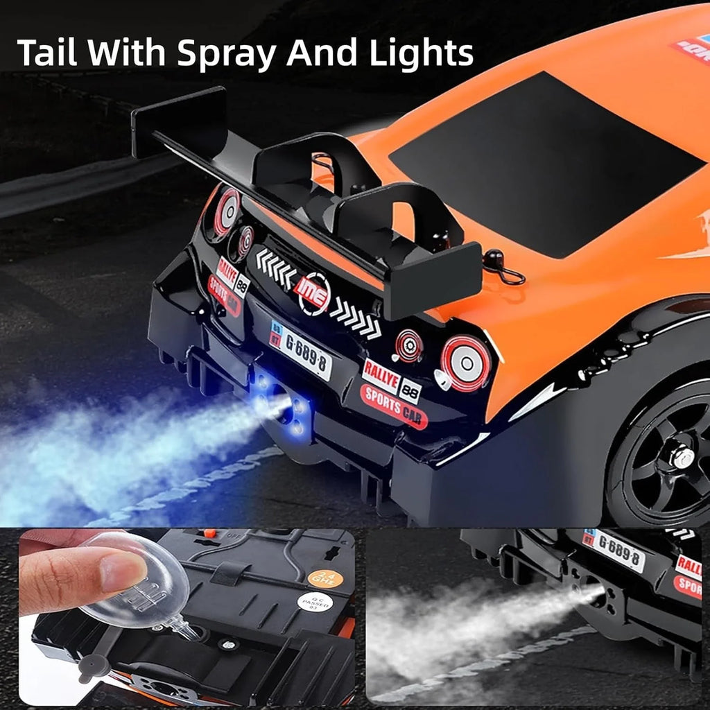 Mini Drift RC Car 1/24 Scale | 4WD Racing Rally Car with 2.4GHz Remote