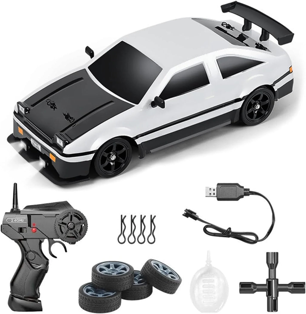 Mini Drift RC Car 1/24 Scale | 4WD Racing Rally Car with 2.4GHz Remote