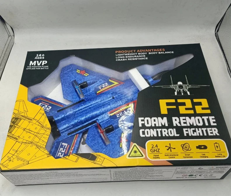 Remote Control Airplane | EPP Foam RC Plane with Gyroscope Stabiliser, 15-Min Flight & 2.4GHz Control