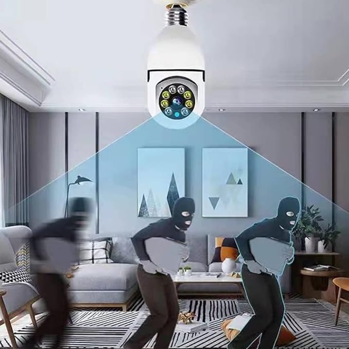 1080P WiFi Security Camera with LED Lights | Two-Way Audio, Remote Access & Cloud Storage