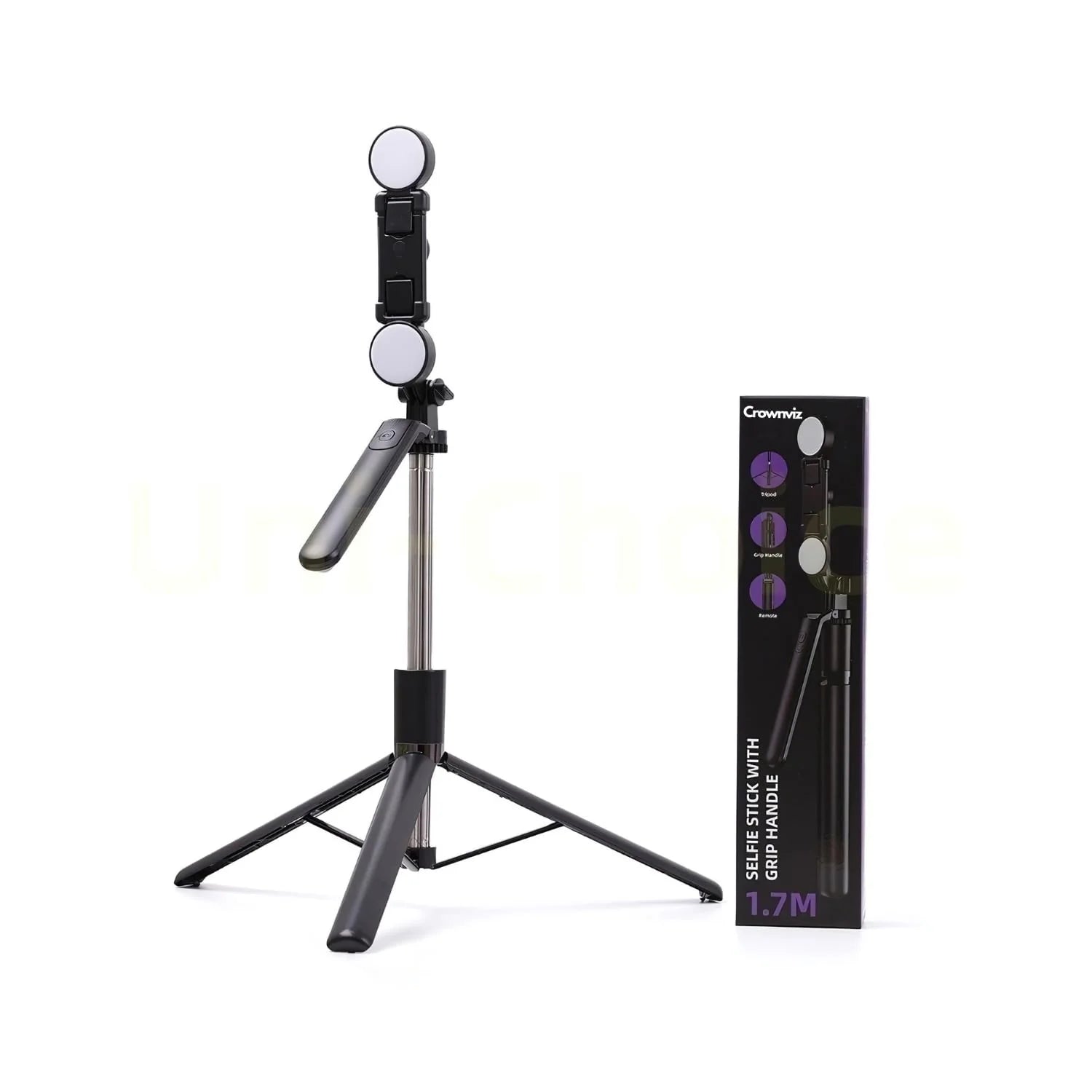 Selfie Stick with Grip Handle