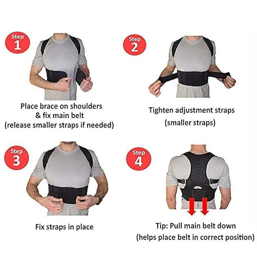 Shoulder Back Support Belt | Posture Corrector for Men & Women