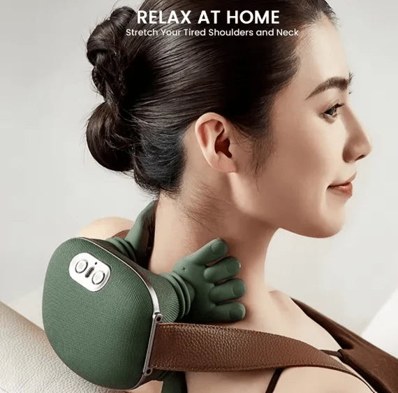 Shoulder & Neck Massager | Dual-Palm Kneading for Deep Muscle Relief