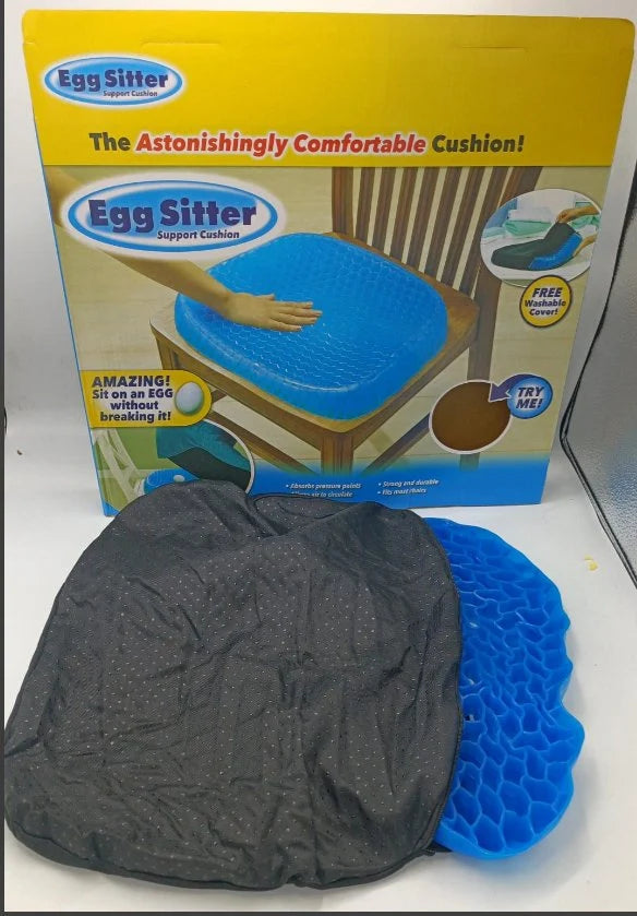 3D Honeycomb Cooling Gel Seat Cushion | Breathable Car & Office Seat Pad