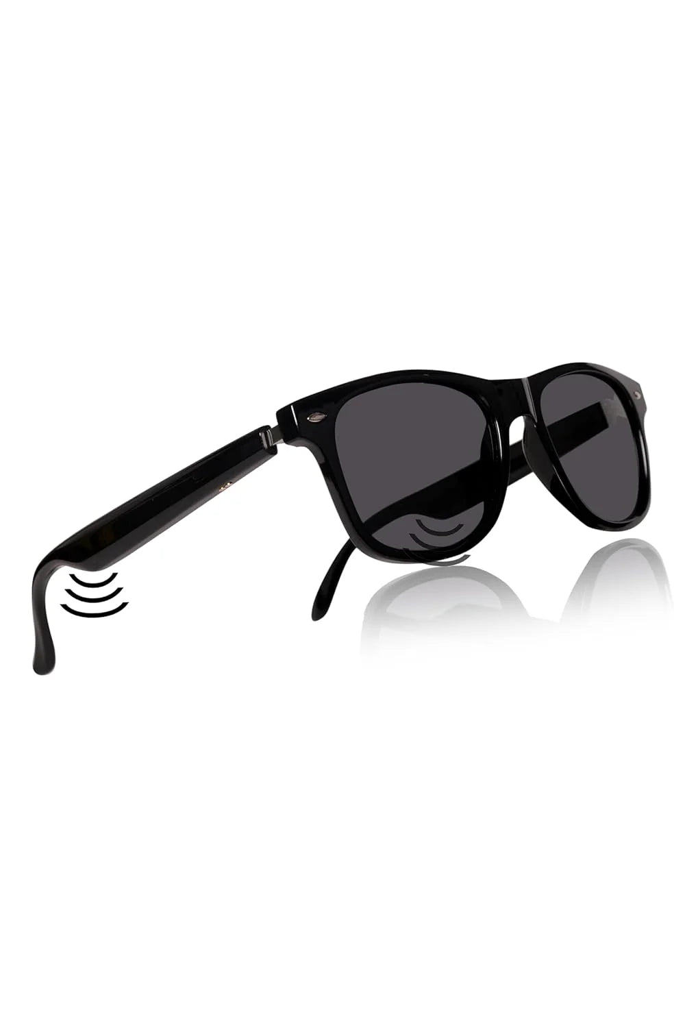 Smart Bluetooth Glasses | UV400 Protection Full-Rim Unisex Sunglasses with Case