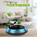Solar Car Fragrance Diffuser | Rotating Helicopter Design, Alcohol-Free & Nano Aroma Core