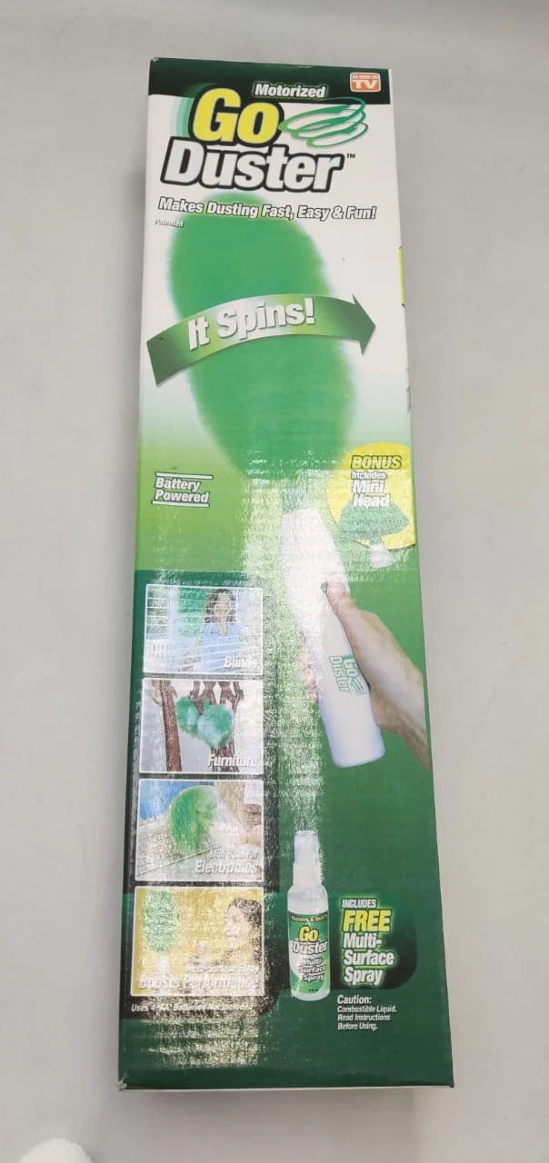 Electric Spin Cleaner Duster | Motorized Microfiber Dust Remover for Home & Electronics