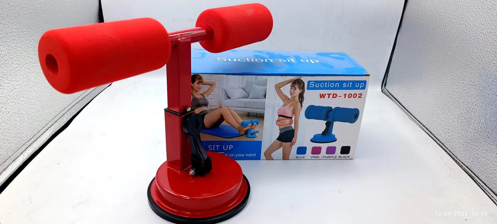 Suction Sit-Up Bar | Multi-Exercise Fitness Bar with Steel Frame & 4 Height Settings