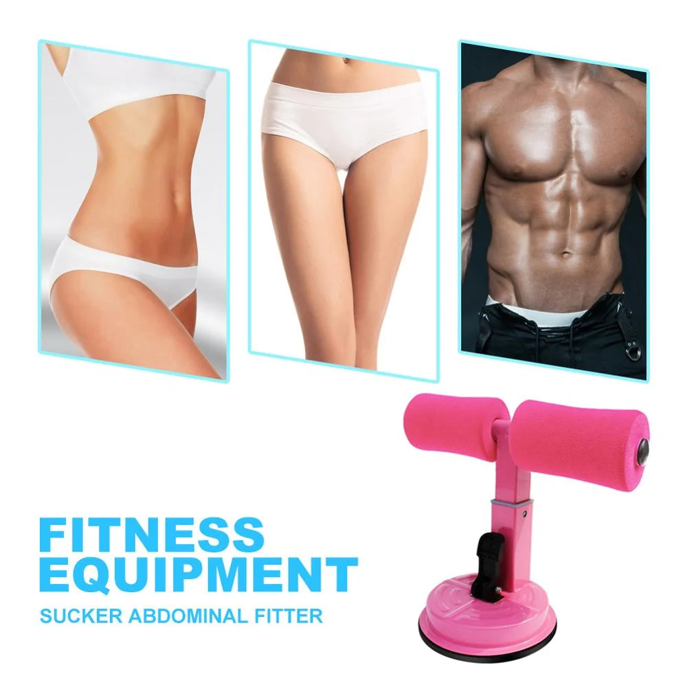 Suction Sit-Up Bar | Multi-Exercise Fitness Bar with Steel Frame & 4 Height Settings