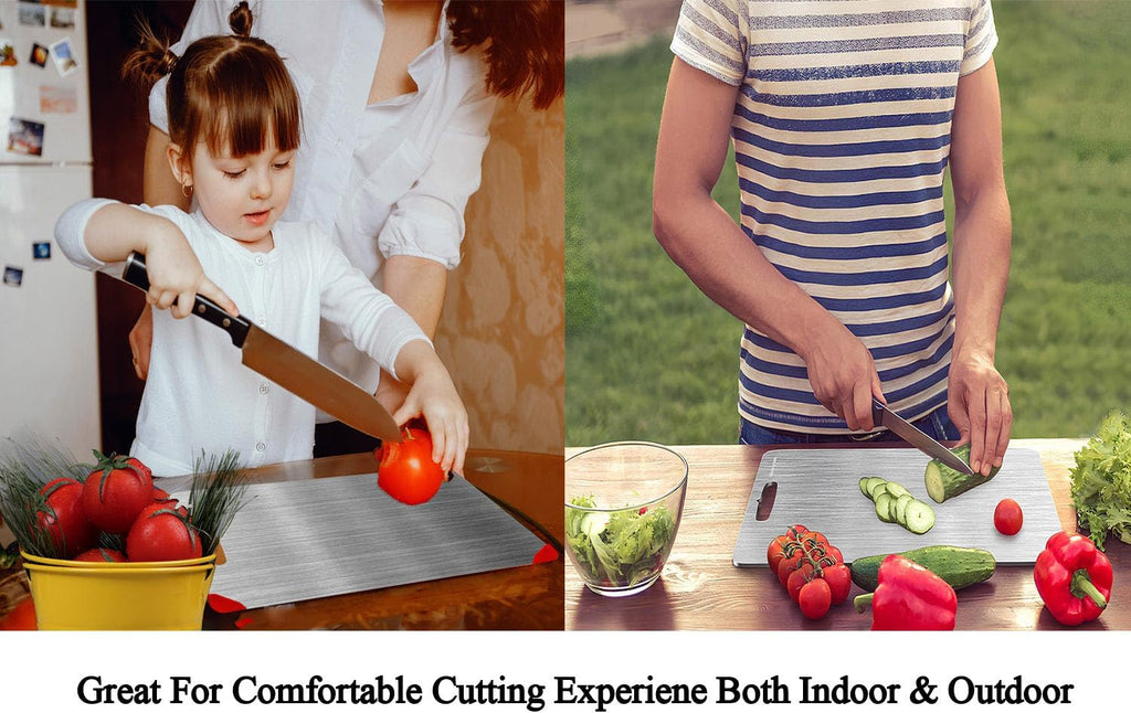 Titanium Alloy Chopping Board with Handle Cutout