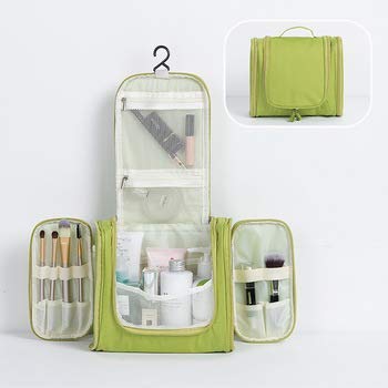 Travel Hanging Toiletry Bag | Waterproof Nylon, Dual Zipper & Hook for Men & Women