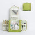 Travel Hanging Toiletry Bag | Waterproof Nylon, Dual Zipper & Hook for Men & Women