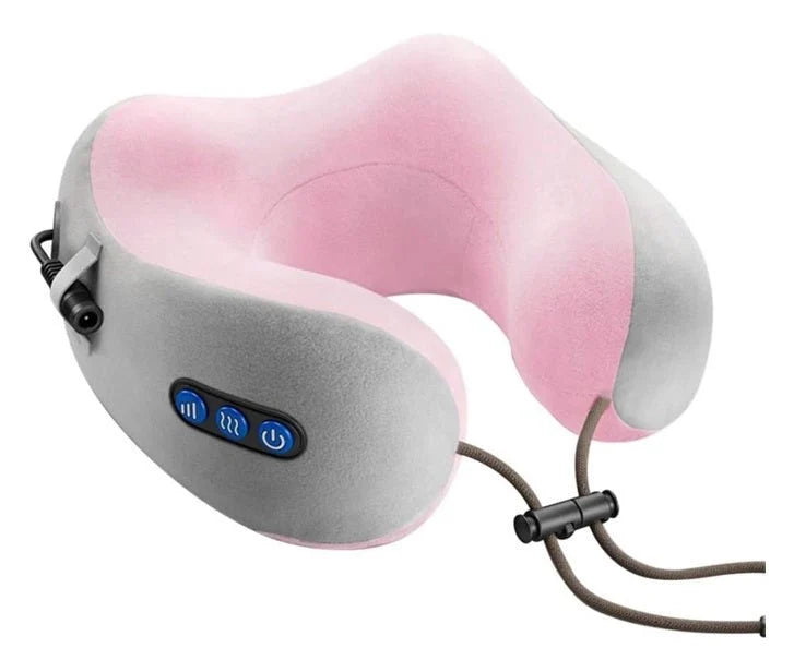 U-Shaped Neck Massage Pillow | 3 Modes, Heating & 270° C-Shape for Home, Office & Travel