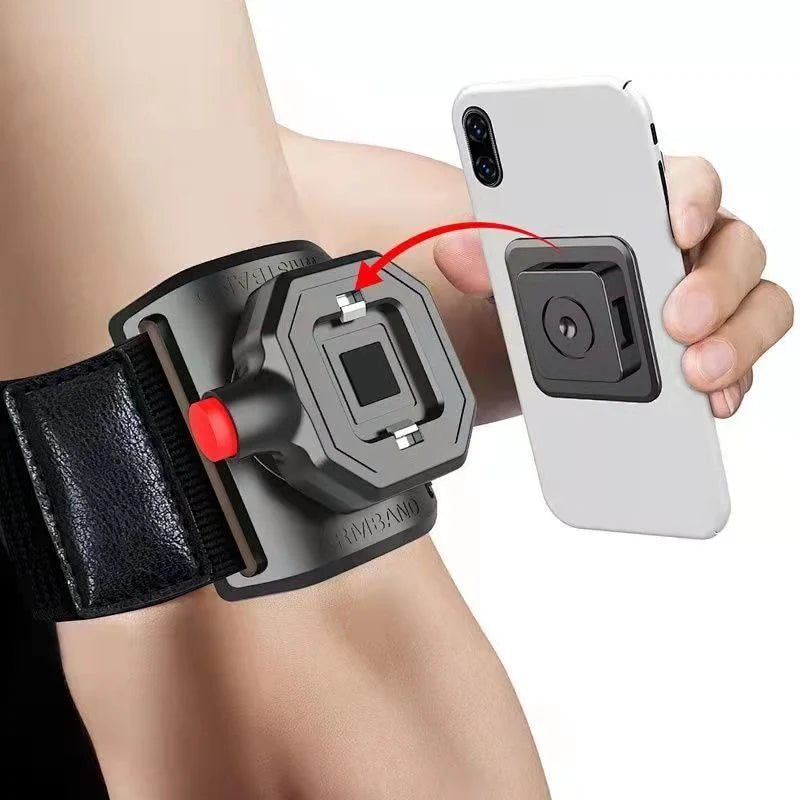 Universal Phone Arm Band | Secure Adhesive Patch for Cycling, Running & Sports