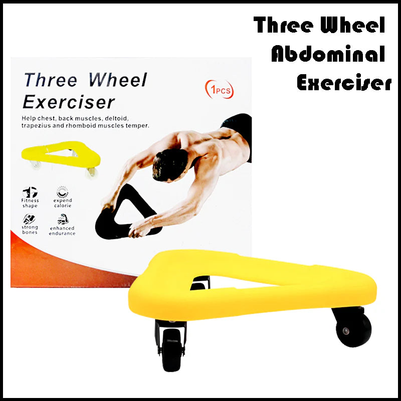 Three Wheel Ab Roller